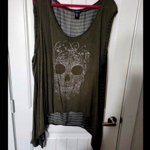 SOLD SOLD SOLD SOLD Torrid Skull Tank Top